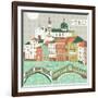 Venice Print Design-Lavandaart-Framed Art Print