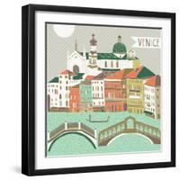 Venice Print Design-Lavandaart-Framed Art Print