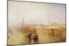 Venice Quay, Ducal Palace-J. M. W. Turner-Mounted Giclee Print