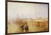 Venice Quay, Ducal Palace-J. M. W. Turner-Framed Giclee Print