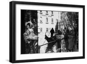 Venice Reflections-Sasa Krusnik-Framed Giclee Print