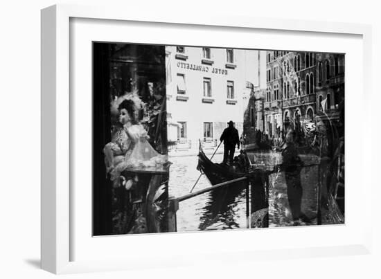 Venice Reflections-Sasa Krusnik-Framed Giclee Print