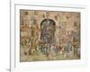 Venice: Riva Degli Schiavone, Castello, 1898-Maurice Brazil Prendergast-Framed Giclee Print