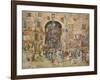 Venice: Riva Degli Schiavone, Castello, 1898-Maurice Brazil Prendergast-Framed Giclee Print