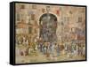 Venice: Riva Degli Schiavone, Castello, 1898-Maurice Brazil Prendergast-Framed Stretched Canvas