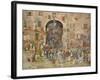 Venice: Riva Degli Schiavone, Castello, 1898-Maurice Brazil Prendergast-Framed Giclee Print