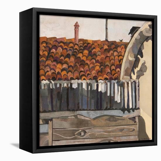 Venice Roof-Christine McKechnie-Framed Stretched Canvas