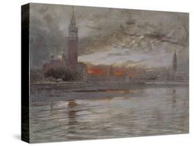 Venice, San Giorgio Maggiore and the Bacino-Albert Goodwin-Stretched Canvas