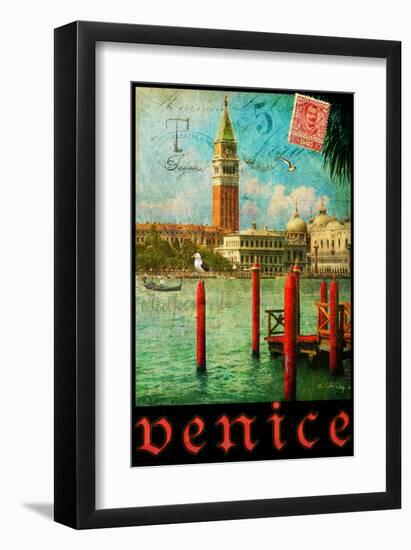 Venice, San Marco, Canale Grande-Chris Vest-Framed Art Print