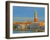 Venice San Marco with Snowcovered Alps II-Markus Bleichner-Framed Art Print