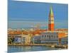 Venice San Marco with Snowcovered Alps II-Markus Bleichner-Mounted Art Print