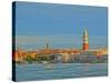 Venice San Marco with Snowcovered Alps III-Markus Bleichner-Stretched Canvas