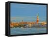Venice San Marco with Snowcovered Alps III-Markus Bleichner-Framed Stretched Canvas