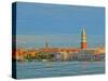 Venice San Marco with Snowcovered Alps III-Markus Bleichner-Stretched Canvas