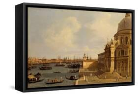 Venice: Santa Maria della Salute, c.1740-Canaletto-Framed Stretched Canvas