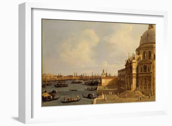 Venice: Santa Maria della Salute, c.1740-Canaletto-Framed Giclee Print