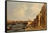 Venice: Santa Maria della Salute, c.1740-Canaletto-Framed Stretched Canvas