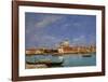Venice/santa Maria Della Salute From...-Eugène Boudin-Framed Art Print
