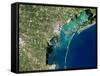 Venice, Satellite Image-PLANETOBSERVER-Framed Stretched Canvas