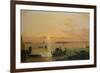 Venice Seen from the Lido-Friedrich Nerly-Framed Giclee Print