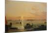 Venice Seen from the Lido-Friedrich Nerly-Mounted Giclee Print