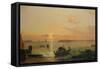 Venice Seen from the Lido-Friedrich Nerly-Framed Stretched Canvas