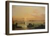 Venice Seen from the Lido-Friedrich Nerly-Framed Giclee Print