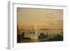 Venice Seen from the Lido-Friedrich Nerly-Framed Giclee Print