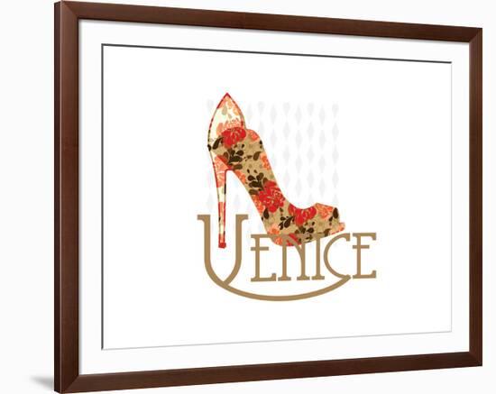 Venice Shoe-Elle Stewart-Framed Art Print