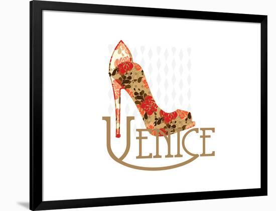 Venice Shoe-Elle Stewart-Framed Art Print