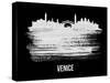 Venice Skyline Brush Stroke - White-NaxArt-Stretched Canvas