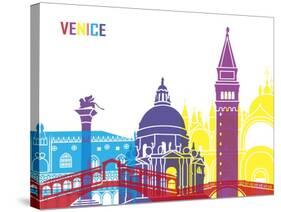 Venice Skyline Pop-paulrommer-Stretched Canvas