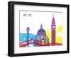 Venice Skyline Pop-paulrommer-Framed Art Print