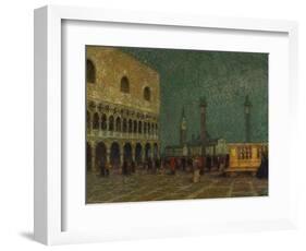 Venice, St. Mark's Square; Venise, La Place St. Marc-Henri Eugene Augustin Le Sidaner-Framed Giclee Print