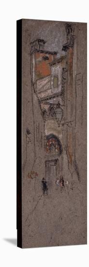 Venice Street, 1879/80-James Abbott McNeill Whistler-Stretched Canvas