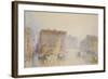 Venice: the Accademia, 1840 (W/C over Graphite with Pen & Reddish-Brown Ink)-Joseph Mallord William Turner-Framed Giclee Print