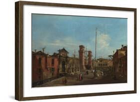 Venice, the Arsenal, 1755-1760-Francesco Guardi-Framed Giclee Print