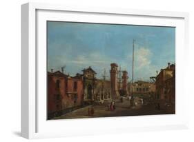 Venice, the Arsenal, 1755-1760-Francesco Guardi-Framed Giclee Print