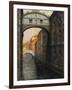 Venice - the Bridge of Sighs; Venise - Le Pont Des Soupirs, 1914-Henri Eugene Augustin Le Sidaner-Framed Giclee Print