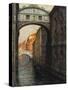 Venice - the Bridge of Sighs; Venise - Le Pont Des Soupirs, 1914-Henri Eugene Augustin Le Sidaner-Stretched Canvas