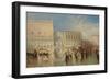 Venice, the Bridge of Sighs-J. M. W. Turner-Framed Giclee Print