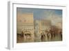 Venice, the Bridge of Sighs-J. M. W. Turner-Framed Giclee Print