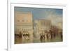 Venice, the Bridge of Sighs-J. M. W. Turner-Framed Giclee Print