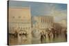 Venice, the Bridge of Sighs-J. M. W. Turner-Stretched Canvas