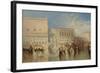 Venice, the Bridge of Sighs-J. M. W. Turner-Framed Giclee Print