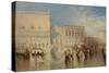 Venice, the Bridge of Sighs-J. M. W. Turner-Stretched Canvas