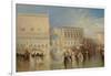 Venice, the Bridge of Sighs-J. M. W. Turner-Framed Giclee Print