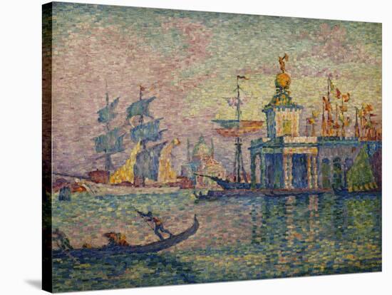 Venice- the Customs House; Venise- La Douane de Mer, 1908-Paul Signac-Stretched Canvas