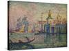 Venice- the Customs House; Venise- La Douane de Mer, 1908-Paul Signac-Stretched Canvas