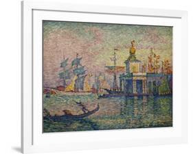 Venice- the Customs House; Venise- La Douane de Mer, 1908-Paul Signac-Framed Giclee Print